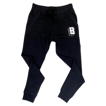 CLASSIC "B" BRICKHOUSE BOXING CLUB SWEATPANTS – BLACK
